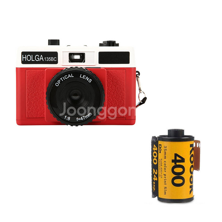 HOLGA 135BC 홀가 필름 카메라 & 필름 세트--0