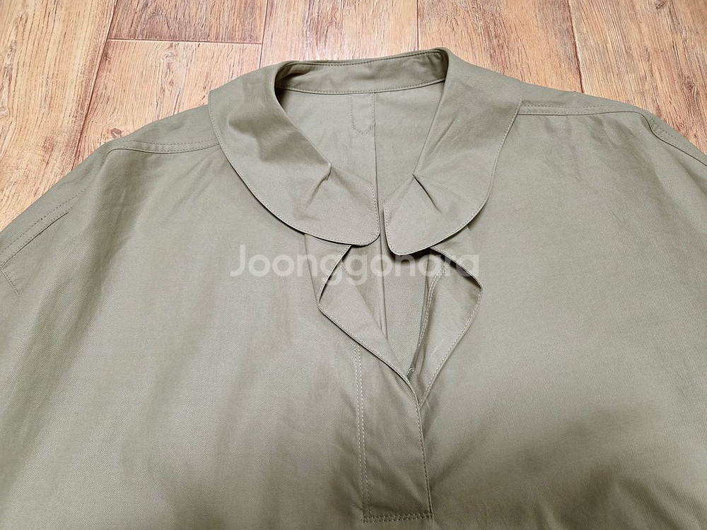 시스템(SYSTEM) 피터팬카라 커프스소매 블라우스 프--5