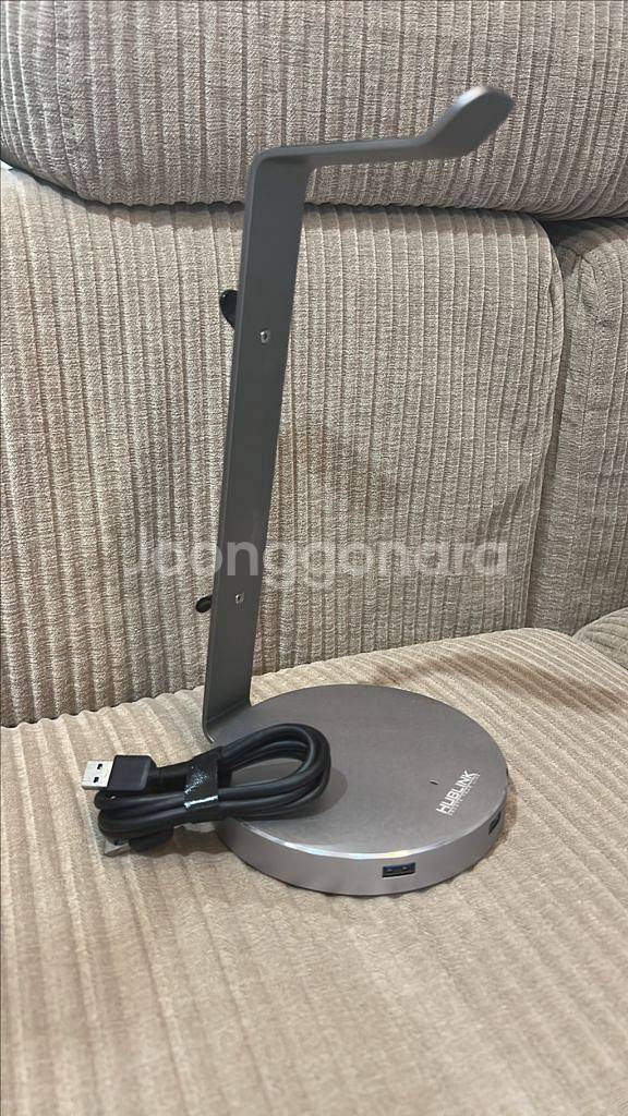 허브링크 헤드폰 거치대 판매 (USB 허브 겸용)--0
