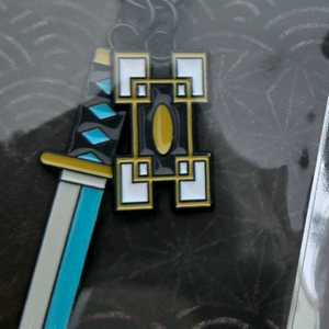 택포)무이치로 귀멸의칼날 일륜도 키링 팝니다.