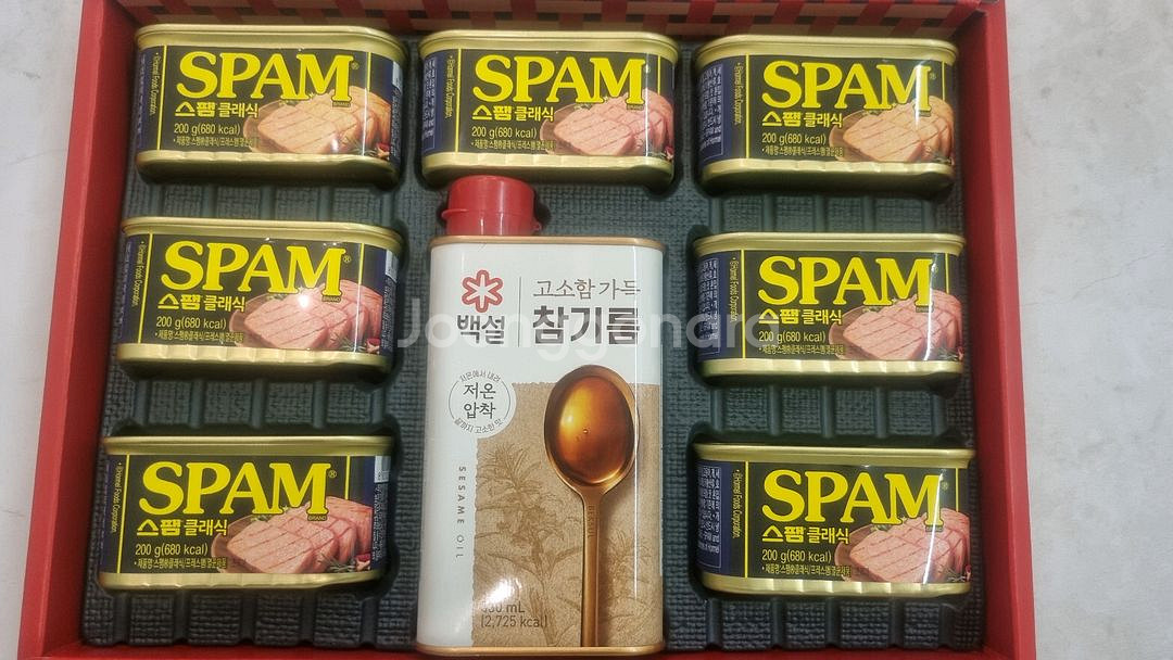 cj nh-1호 스팸 선물세트 판매합니다.--1