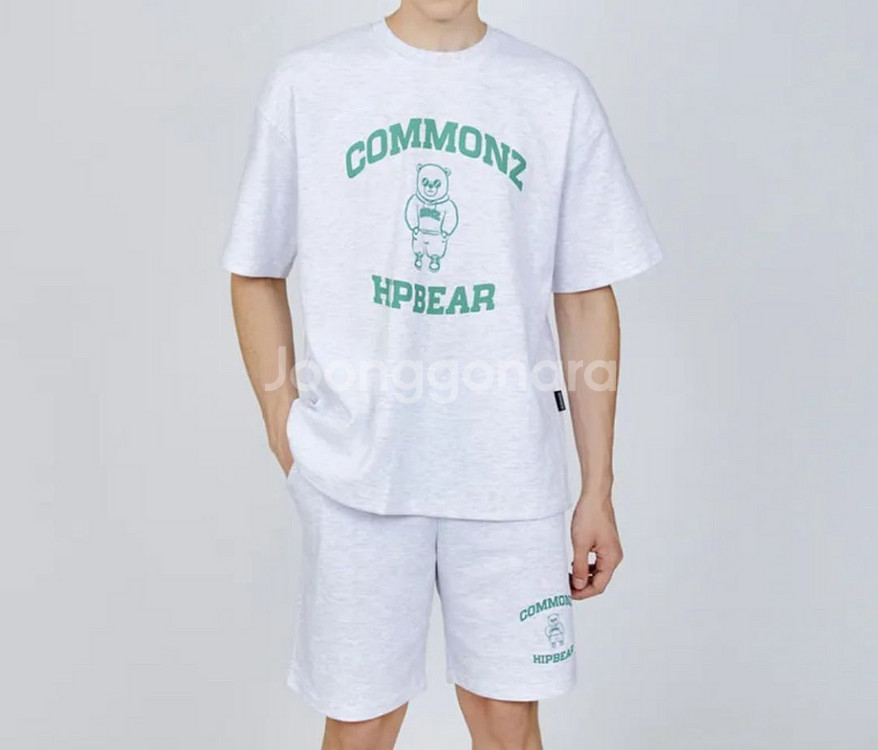COMMONZ HIPBEAR 반팔 반바지 세트--0