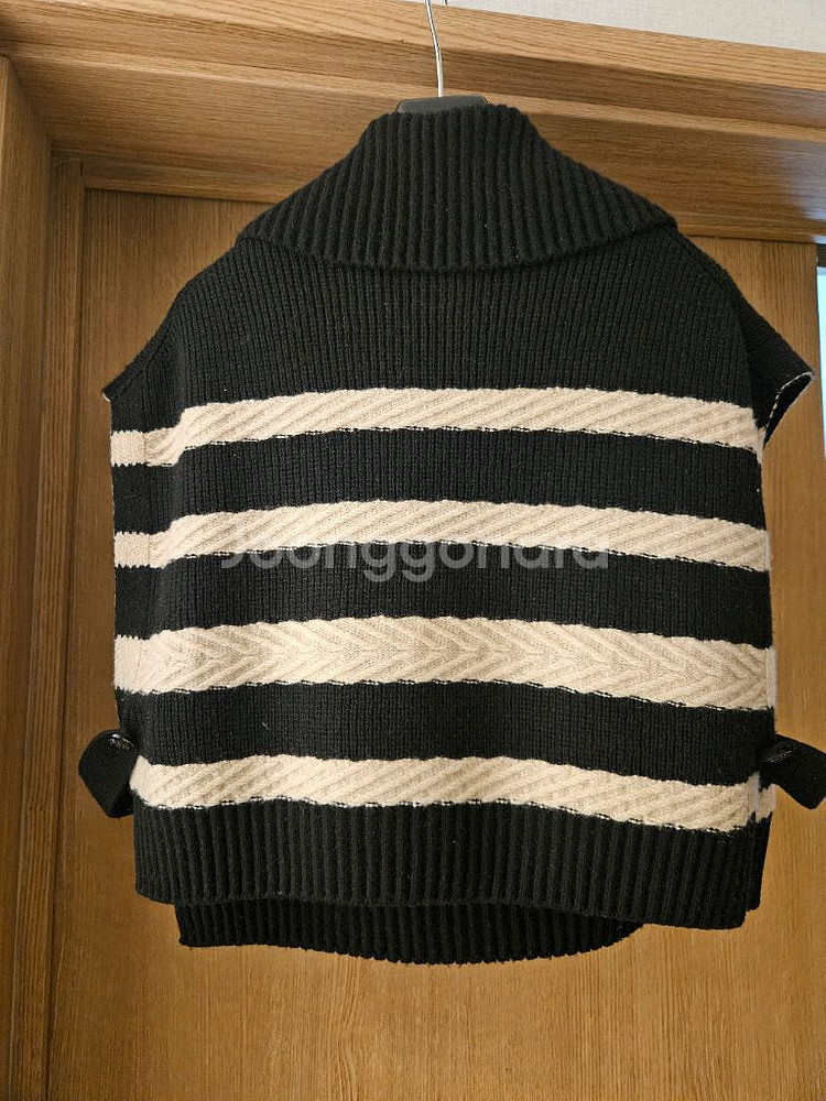 타임 캐시미어 블렌드 집업 베스트--8