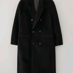 블랭크룸 더블 브레스티드 코트 블랙 2사이즈