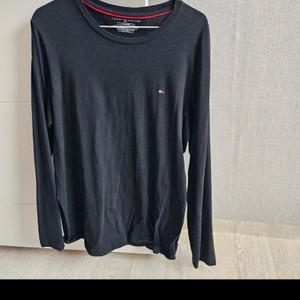 타미힐피거 블랙 긴팔티 M