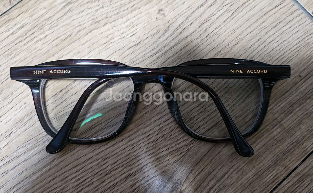 나인어코드 horn dot 딥톨토이즈 브라운 뿔테 안경--2