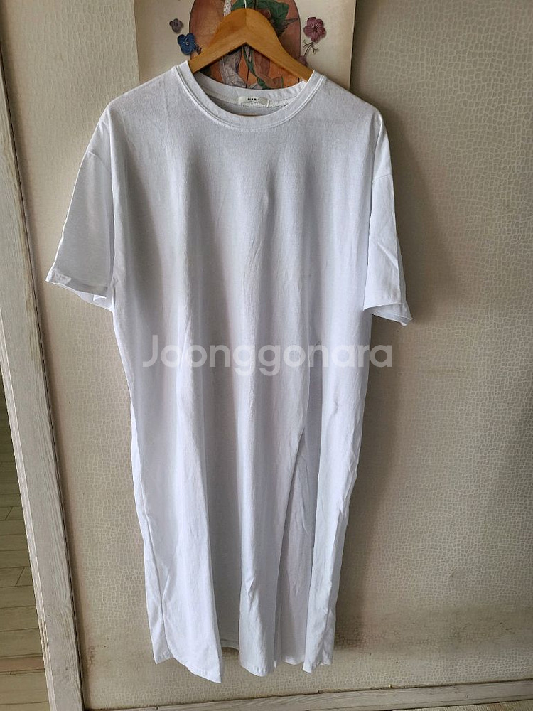 새제품 면 롱 원피스--0