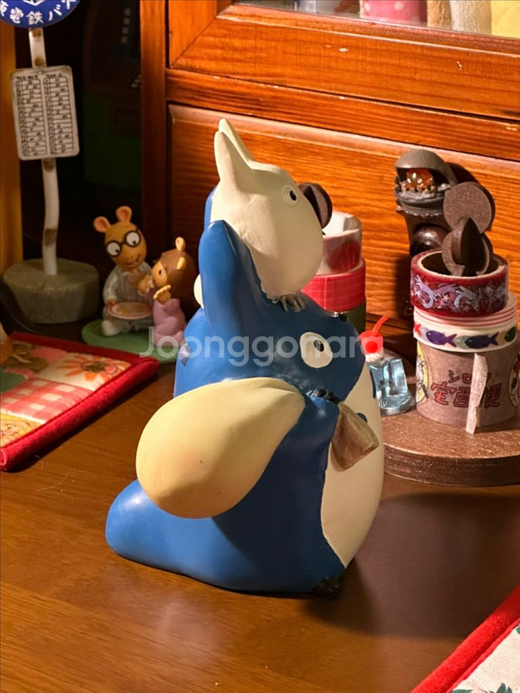 지브리 빈티지 고전 중토토로 소토토로 저금통--3