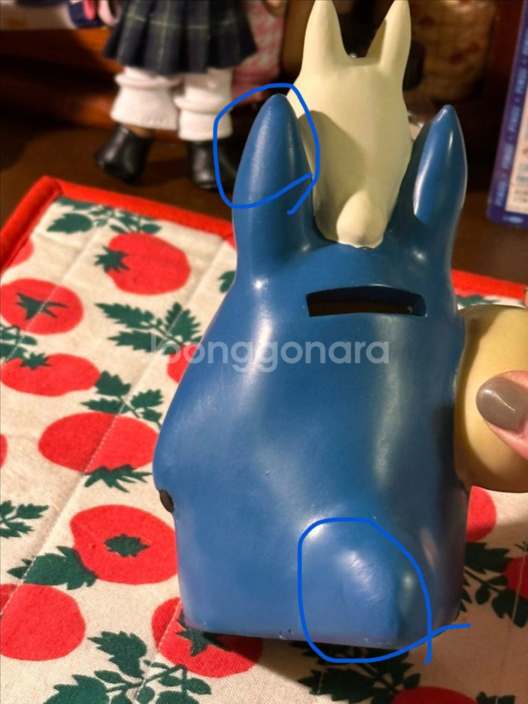 지브리 빈티지 고전 중토토로 소토토로 저금통--4