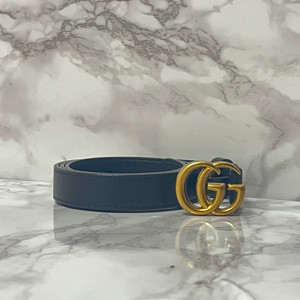 [75.30] 구찌 마몬트 벨트 금장