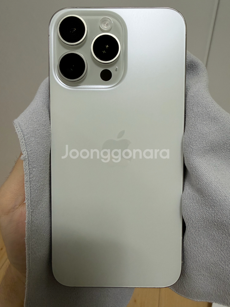 아이폰15 프로맥스 512GB 화이트 티타늄--15