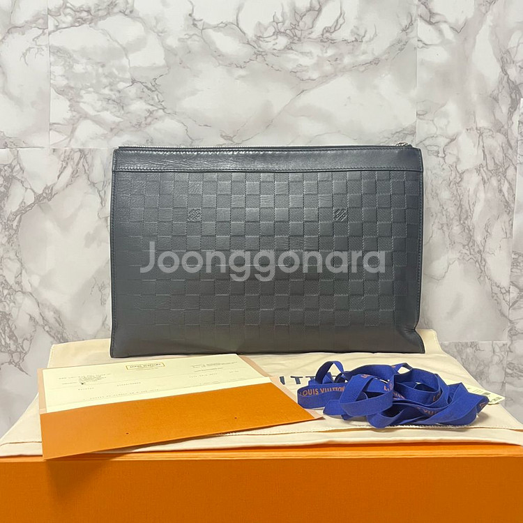 [OS,영수증보유] 루이비통 다미에 클러치--1