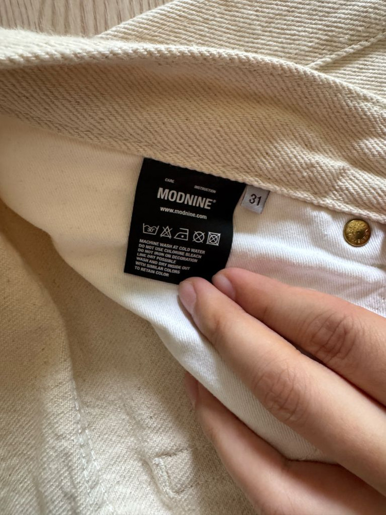 모드나인 아이보리 팬츠 31 이미지