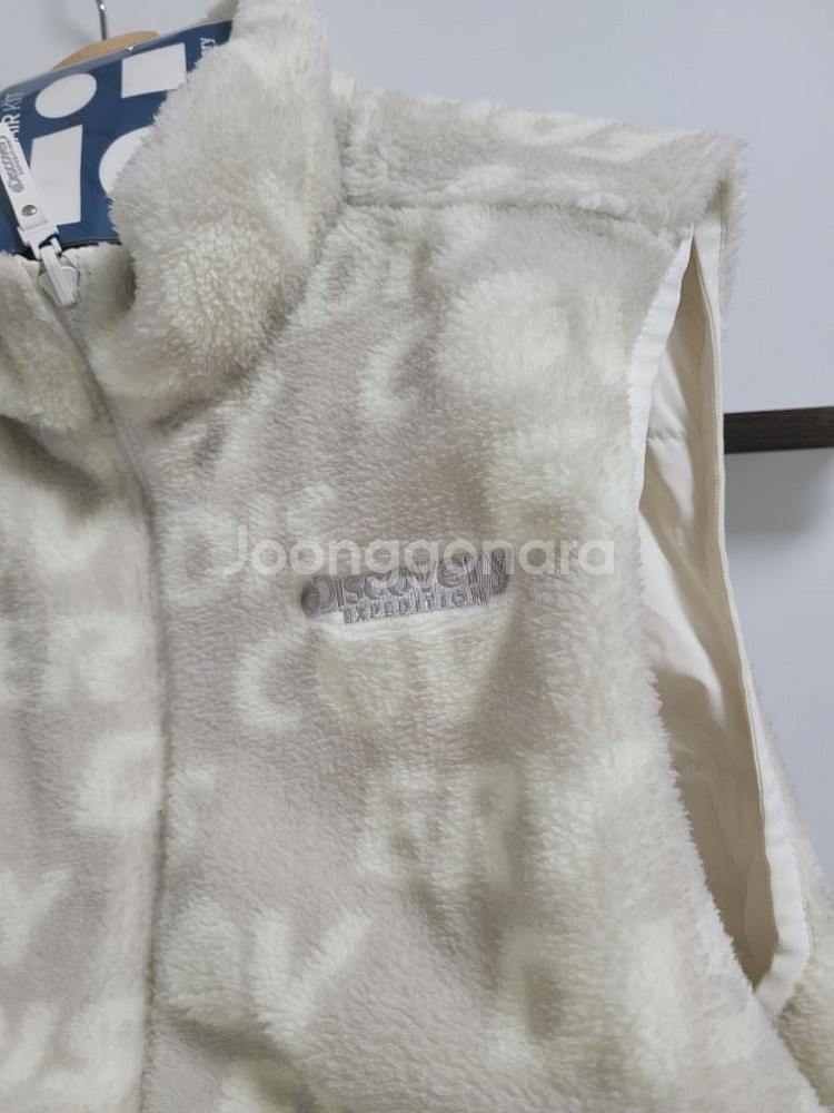 새상품)디스커버리 구스다운 양면 베스트 패딩조끼--5