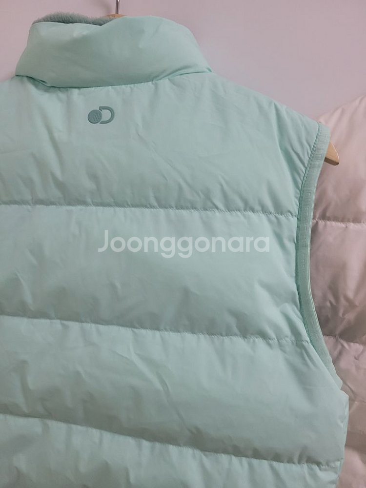 새상품)디스커버리 구스다운 양면 베스트 패딩조끼--8