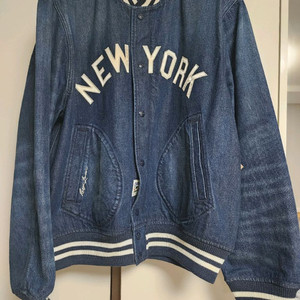 폴로 랄프로렌 양키스 데님 바시티 XL