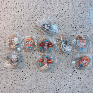 원피스키링 투명 로빈 루피 나미 쵸파 우솝