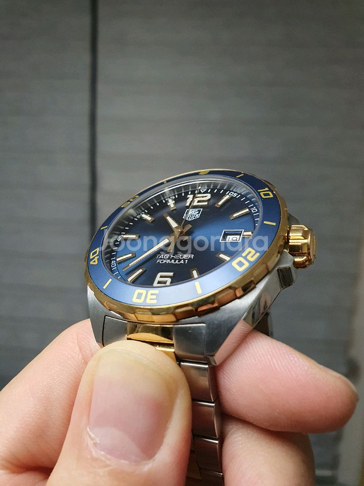 (상태 최상) 태그호이어 포뮬러1 청판 콤비 41mm--1