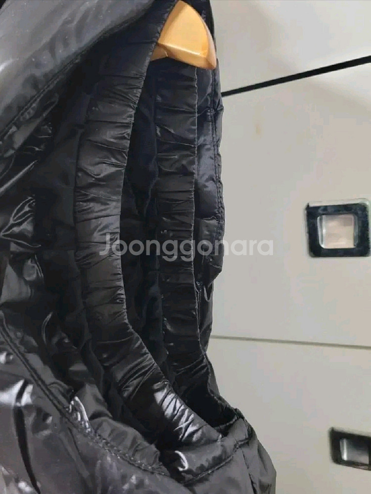 새상품)내셔널지오그래픽 유광 2중후드 패딩조끼 베스트--5