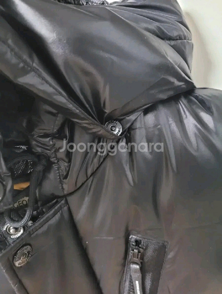 새상품)내셔널지오그래픽 유광 2중후드 패딩조끼 베스트--6