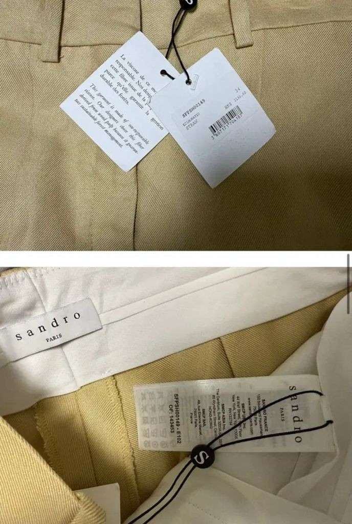 SANDRO산드로)하이 웨이스트 버뮤다 34 이미지