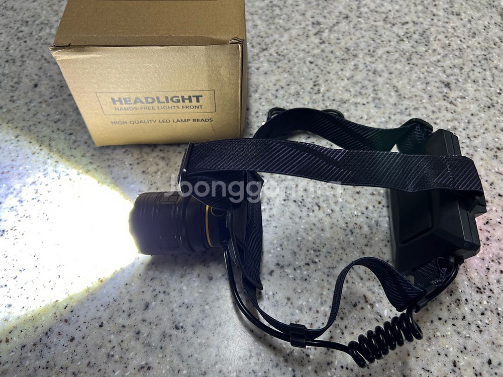 2500루멘 낚시 해루질 캠핑용 고광량 C타입 헤드랜턴--8