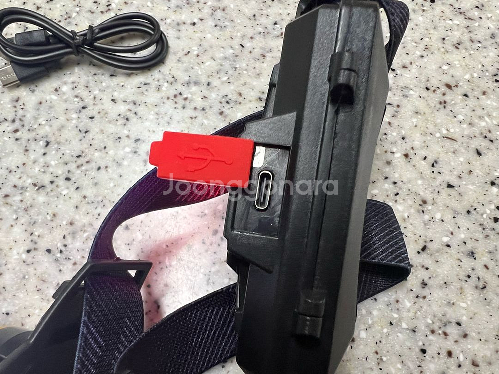 2500루멘 낚시 해루질 캠핑용 고광량 C타입 헤드랜턴--9