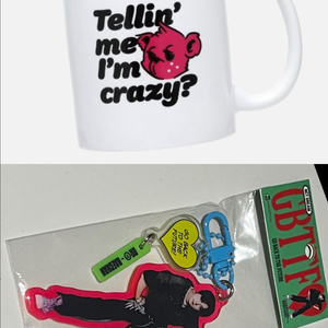 해찬 솔로엠디 머그컵+백투더퓨쳐 아크릴 키링 원가양도