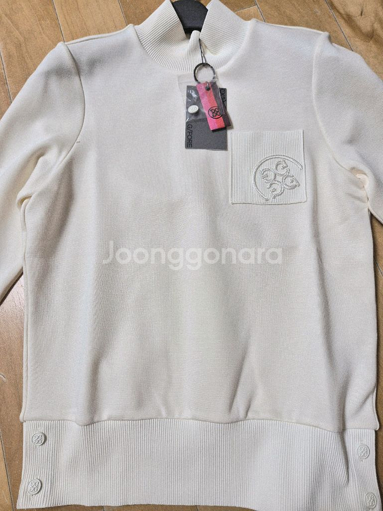 지포어 모크넥 하이넥 집업 티셔츠--1