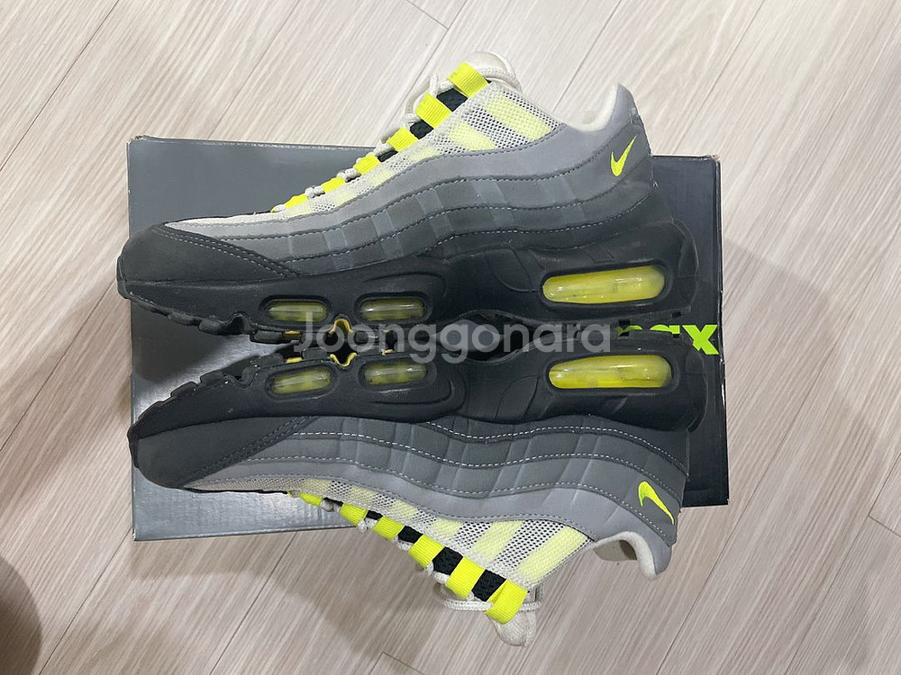 나이키 맥스95 형광 255--7