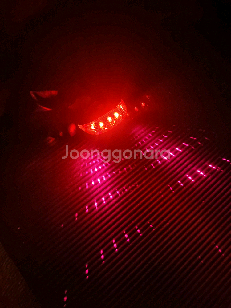 자전거 LED레이저 후미등 새것--1