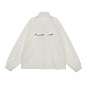 마뗑킴 로고 코팅 점퍼 바람막이