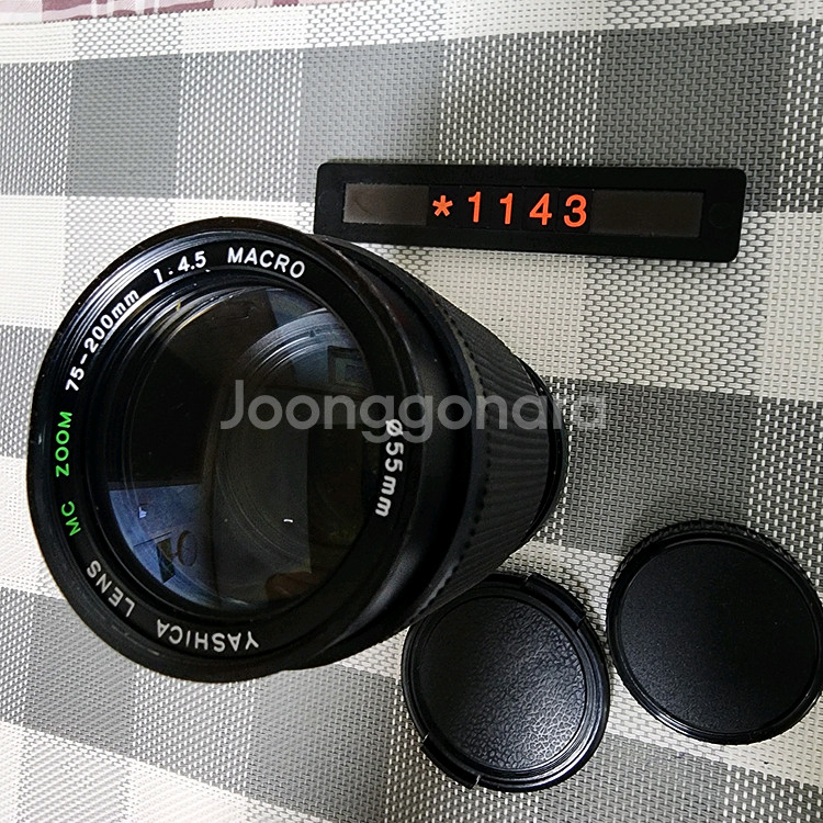 야시카 마운트 75-200mm 줌렌즈--1