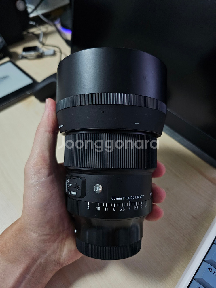 시그마 85mm f1.4 소니 풀프레임 마운트 렌즈--0