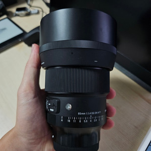 시그마 85mm f1.4 소니 풀프레임 마운트 렌즈