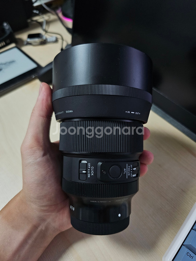 시그마 85mm f1.4 소니 풀프레임 마운트 렌즈--1