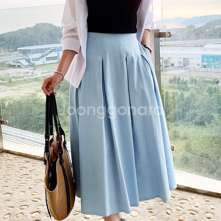 르헤(LEHYE) 알리아 플리츠스커트 55-66--0