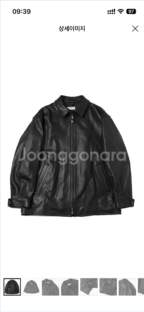 헤릴 / 25aw / 램스킨 레더 자켓--0