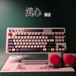 (*풀윤활) 8bitdo 저소음 커스텀 유/무선 키보드