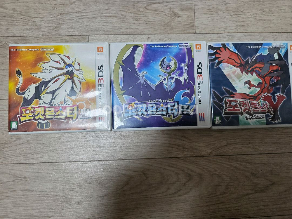 닌텐도 3DS 포켓몬스터 썬, 문, Y 일괄--0