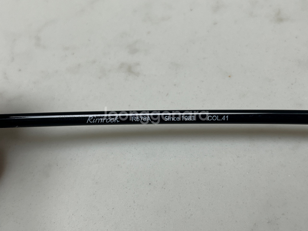 [새상품] 림락 안경 블랙 RIMROCK R-578A--7