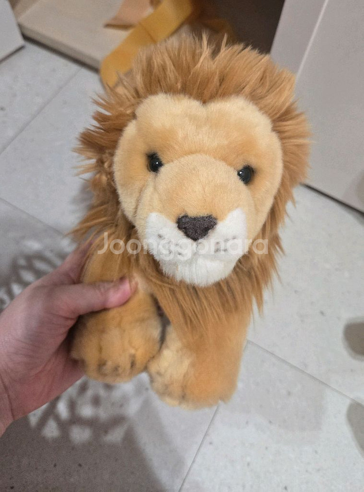 에버랜드 사파리 사자 인형--0