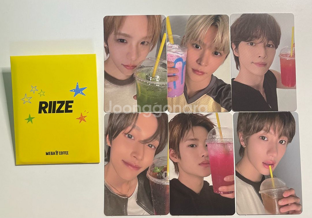 라이즈 원빈 은석 포카 메가커피 포카 판매--1