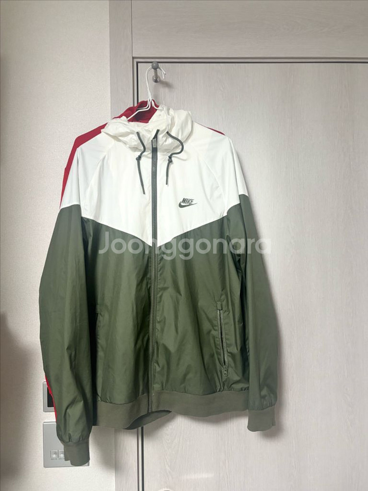 나이키 윈드러너 카키 말차 바람막이나이키 윈드러너 카키--0