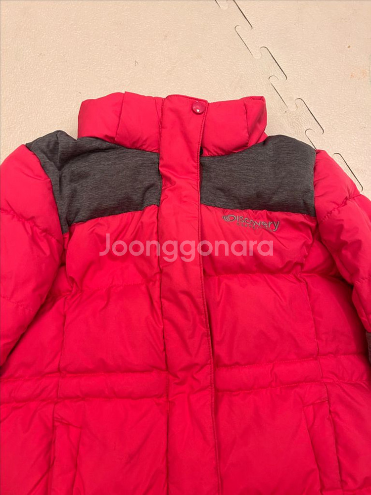 디스커버리 키즈 여아 덕다운 패딩점퍼 120--1