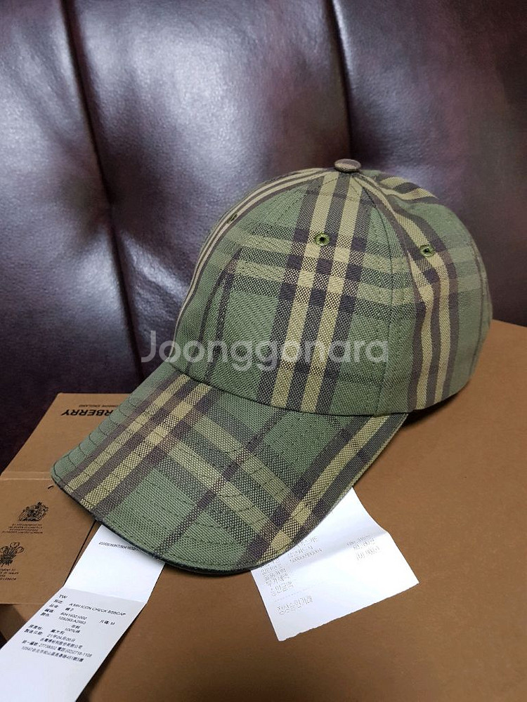 한정판 버버리 볼캡 모자 풀세트 m사이즈--0