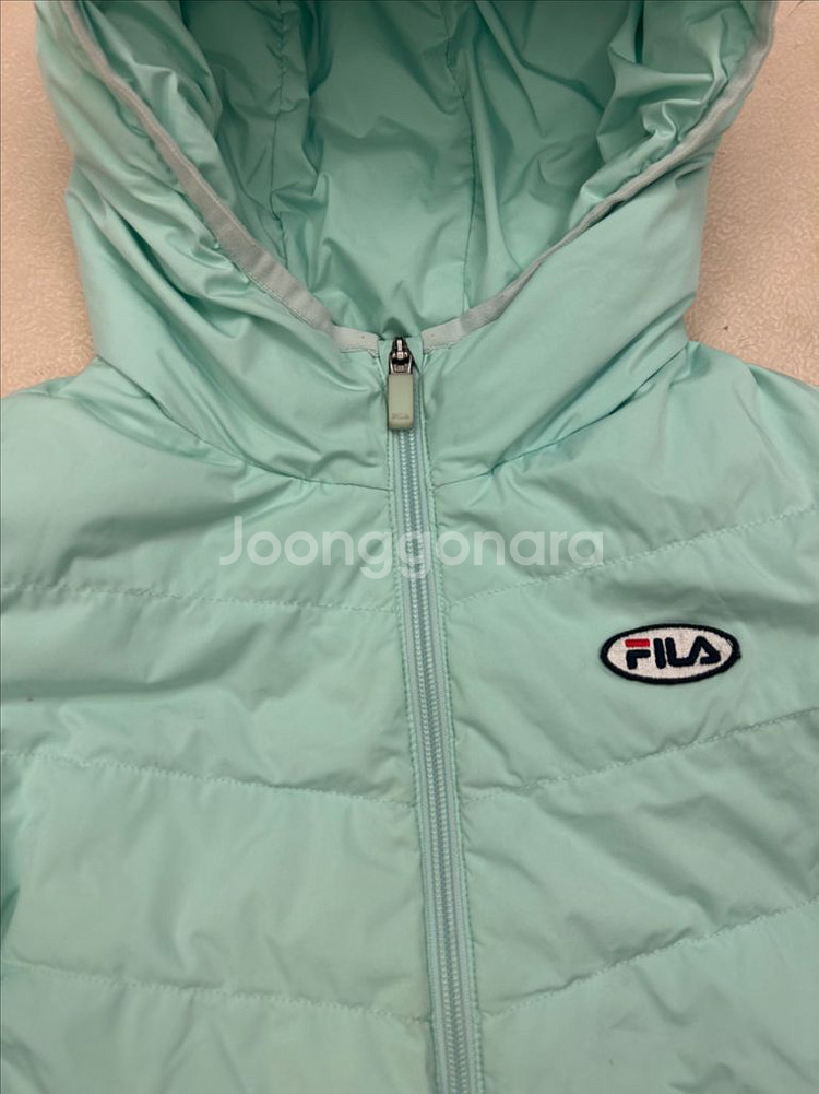 휠라 FILA 민트 구스다운 패딩 점퍼 130--2