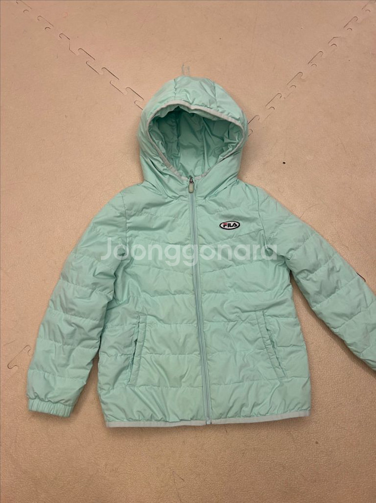 휠라 FILA 민트 구스다운 패딩 점퍼 130--0