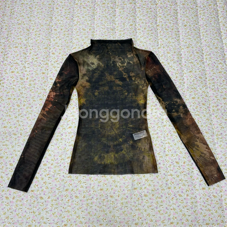 zara 자라 하이넥 튤 탑--0
