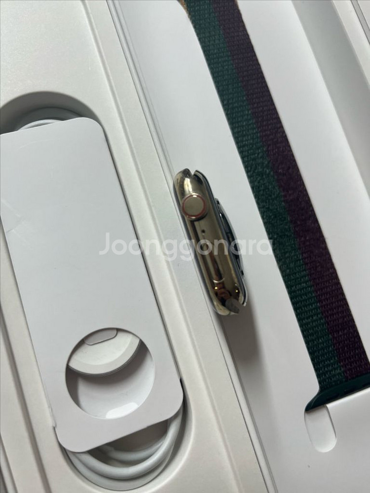 애플워치7스테인리스 45mm 정품풀셋--2